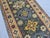 Art Deco Charcoal Gray and Cream Kazak Wool Runner Rug With Tribal Motifs, 2'9" X 9'8" For Sale - Image 3 of 13