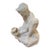 1970s Large Stone Nude Man Holding a Crystal Ball. For Sale
