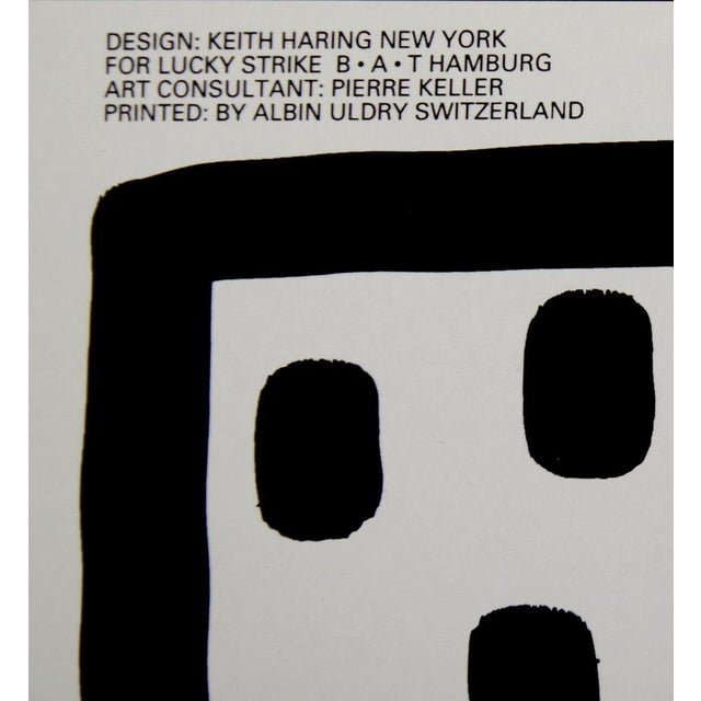 Late 20th Century Keith Haring, Lucky Strike (#A), 1987, Very Large Silkscreen For Sale - Image 5 of 8