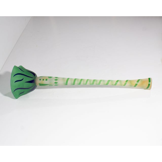 Art Glass Flower Sculpture by Stephen Fellerman and Clair Raabe For Sale - Image 4 of 6