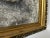 2020s "Rhino" Black Abstract Art in Antique Frame, Black Textured Transitional Wall Art by JTS For Sale - Image 5 of 11