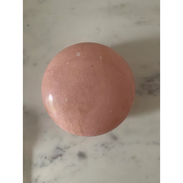 Vintage Italian Handcrafted Alabaster Box For Sale - Image 4 of 6