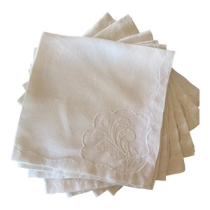 Vintage Linen Napkins - Set of 8