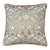 William Morris Strawberry Thief Aqua Square Decorative Pillow With Down Feather Insert For Sale
