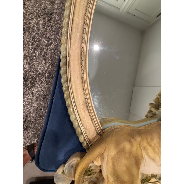 Mid-Century Modern 1990s Fabulous Lion Mirror For Sale - Image 3 of 5