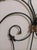 King Size Metal Headboard Black And Copper Enameled Finish Style: Traditional Color: Black/Copper Dimensions: 80" W x 61"...