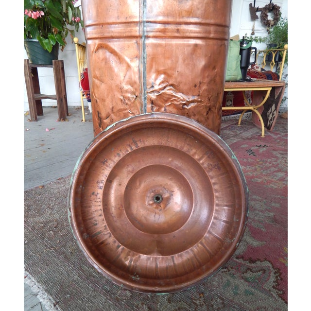 Early 20th Century Copper Lidded Wash Barrel - Firewood Holder For Sale - Image 10 of 11