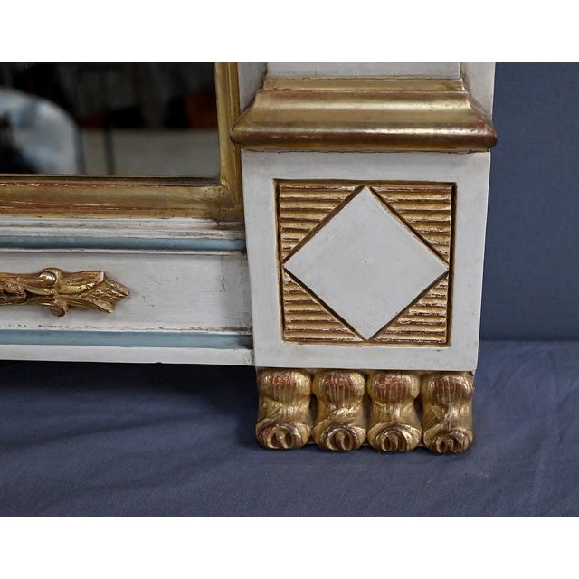 Large Directoire Style Trumeau Mirror, Early 20th Century For Sale - Image 15 of 18