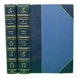 Horse-Racing in France *(1886) and Horse-Racing in England (1893) Black, Robert M. A. For Sale