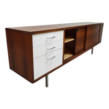 Vintage Wooden Credenza, 1970s For Sale