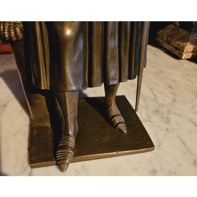 Marie d'Orléans, St Joan of Arc, 1800s, Bronze For Sale - Image 9 of 16