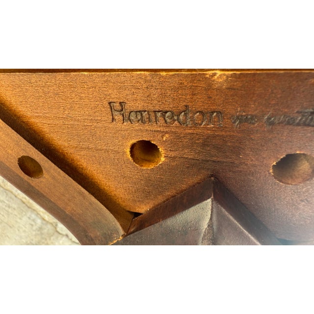 Brown Henredon Ming Style Dining Table With Two Leaves, 1980s For Sale - Image 8 of 14