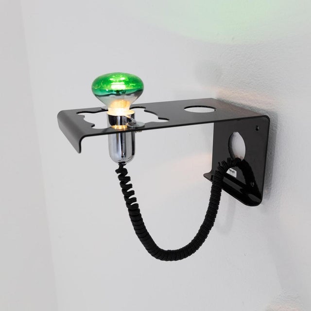 Black Team Wall Lamp by Ezio Didone for Valenti, 1970s For Sale - Image 10 of 18