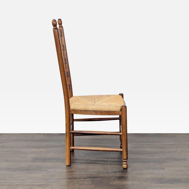 Pottery Barn Pottery Barn Ladderback Dining Side Chair For Sale - Image 4 of 8