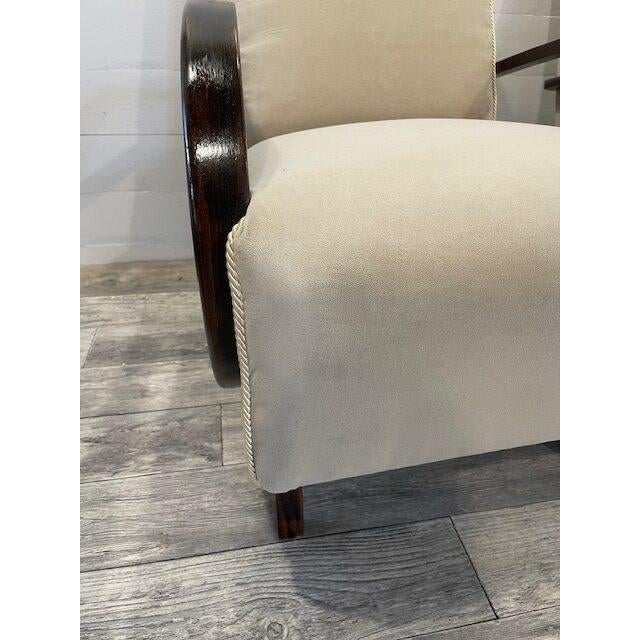 Art Deco Relax Chairs from Halabala, 1930s, Set of 2 For Sale - Image 4 of 10