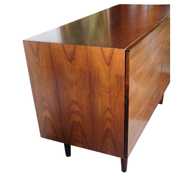 Gold Danish Sideboard in Rosewood, 1960s For Sale - Image 8 of 12
