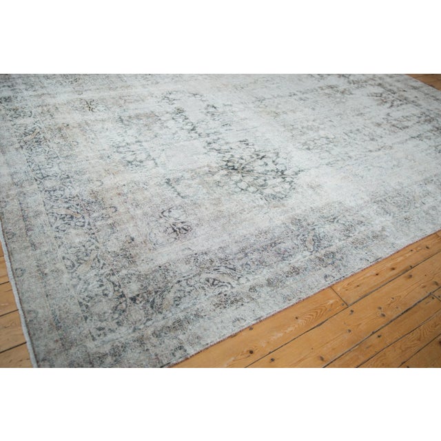 Old New House Antique Distressed Kerman Carpet - 8'6" X 13'3" For Sale - Image 4 of 13