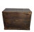 1900s Deep Brown Antique Trunk Accent Table For Sale - Image 4 of 6