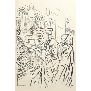 George Grosz, Hunger, 1924, Lithograph, Framed For Sale