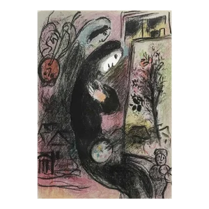 1963 Marc Chagall Original Lithograph Inspiration