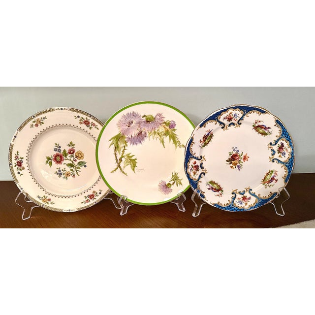 White English Fine Bone China Dessert Plates - S/12 For Sale - Image 8 of 12