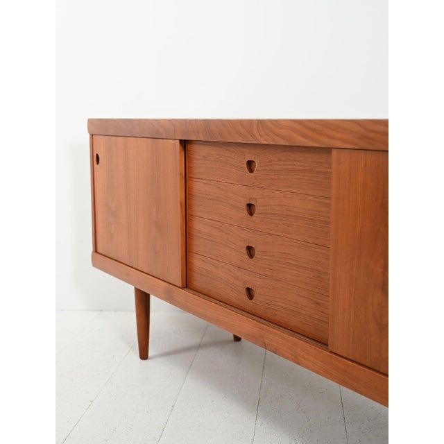 Brown Danish Sideboard by H. W. Klein for Bramin, 1950s For Sale - Image 8 of 14