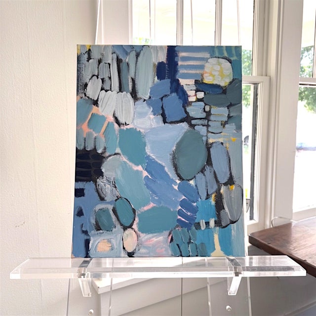 2010s Original Acrylic Lee Hafer Abstract Painting on Canvas, 21st Century For Sale - Image 5 of 11