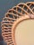 Wood 1950s Italian Wicker Oval Wall Mirrors by Franco Albini, a Pair For Sale - Image 7 of 12