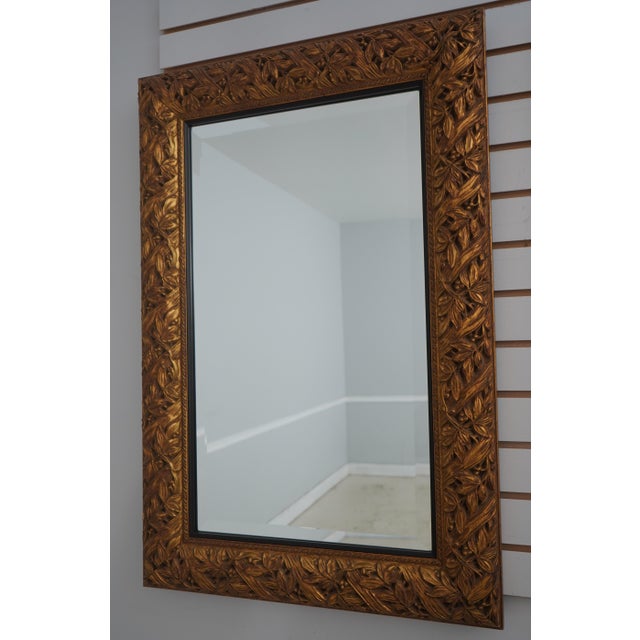 Traditional Pair Silvano Grifoni Rectangular Gold Frame Mirrors For Sale - Image 3 of 8