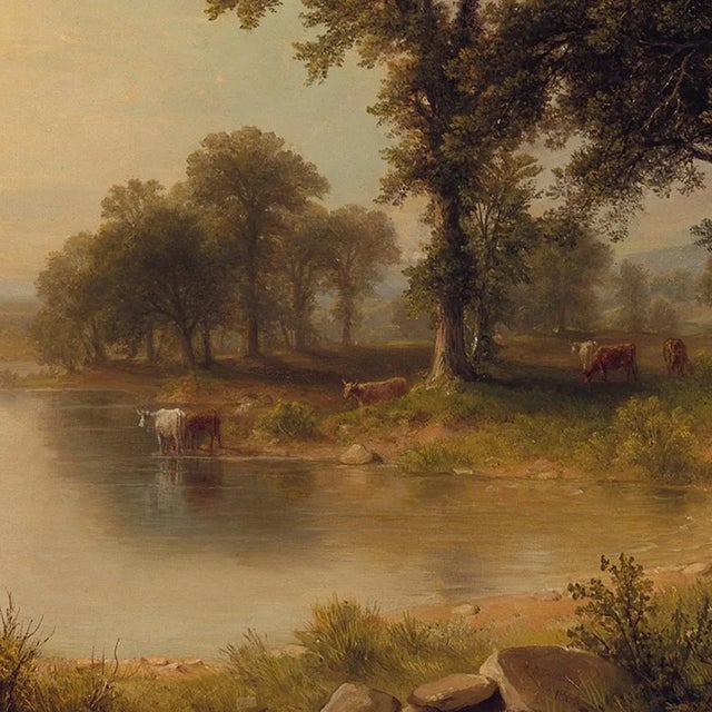 Accurate reproduction of the original oil painting by American painter Asher Brown Durand (1796-1886), this image is...