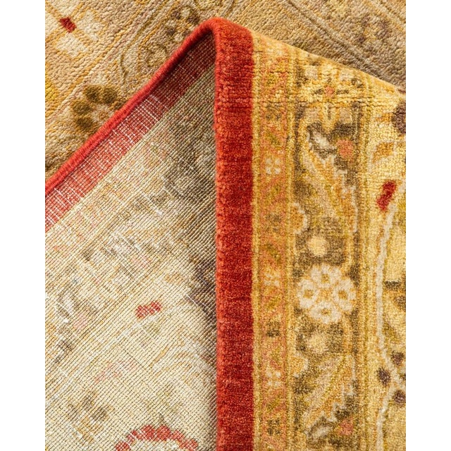 Mogul, One-of-a-Kind Hand-Knotted Area Rug in Orange, 6' 1" x 9' 3" For Sale In New York - Image 6 of 8