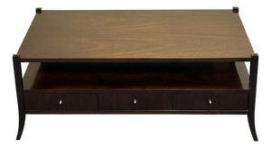 Barbara Barry for Baker Mahogany Coffee Table