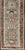 Antique Persian Heriz Runner in Wool With Geometric Medallions in Light Gray Green and Brown For Sale - Image 4 of 12