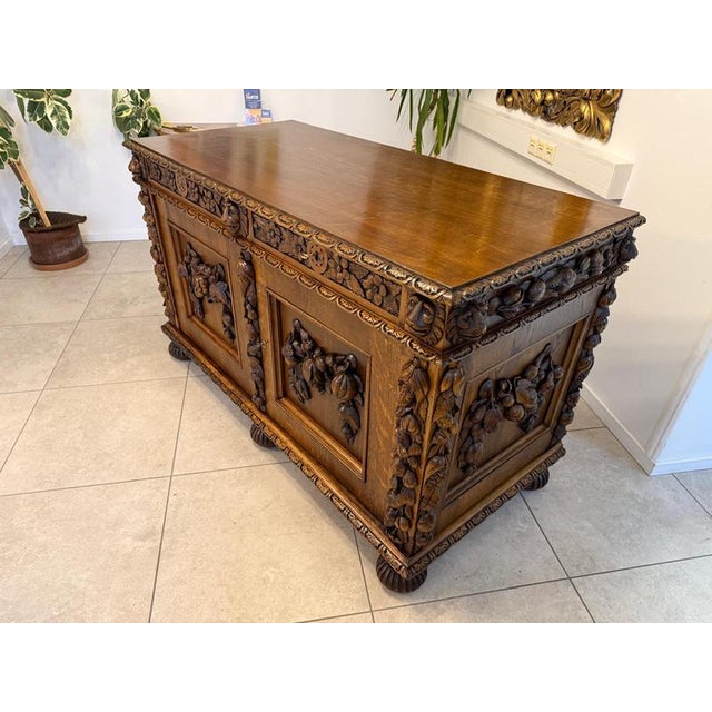 Gründerzeit Sideboard with Fruit Motifs For Sale - Image 4 of 15