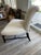 Late 20th Century Vintage Barbara Barry Slipper Chair With Ottoman For Sale - Image 5 of 18
