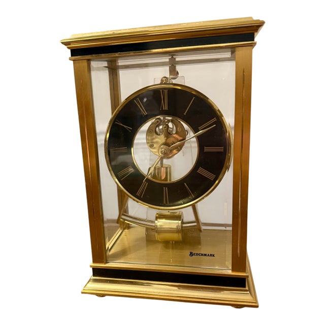 Kieninger & Obergfell Benchmark Brass Mantle Clock For Sale