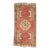 Red & Brown Vintage Mini Rug For Sale