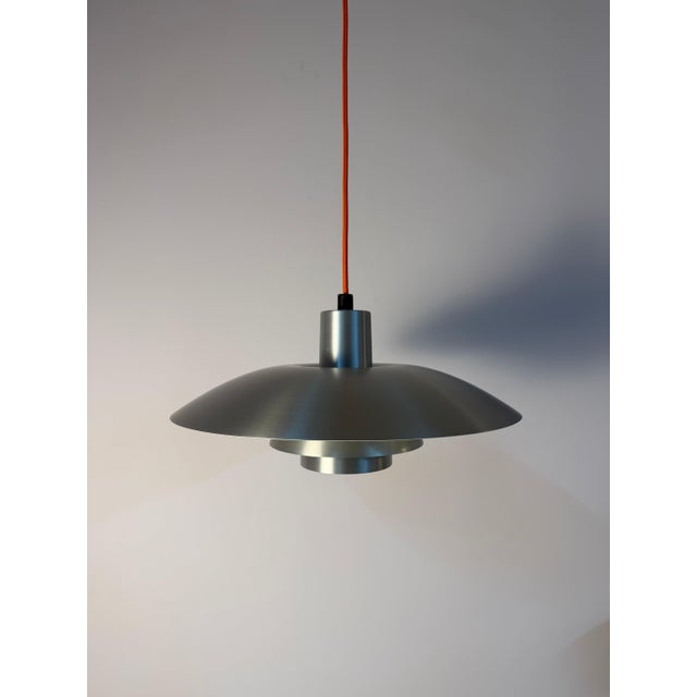 Silver Brushed PH4/3 Louvered Lamp by Poul Henningsen for Louis Poulsen For Sale - Image 5 of 11