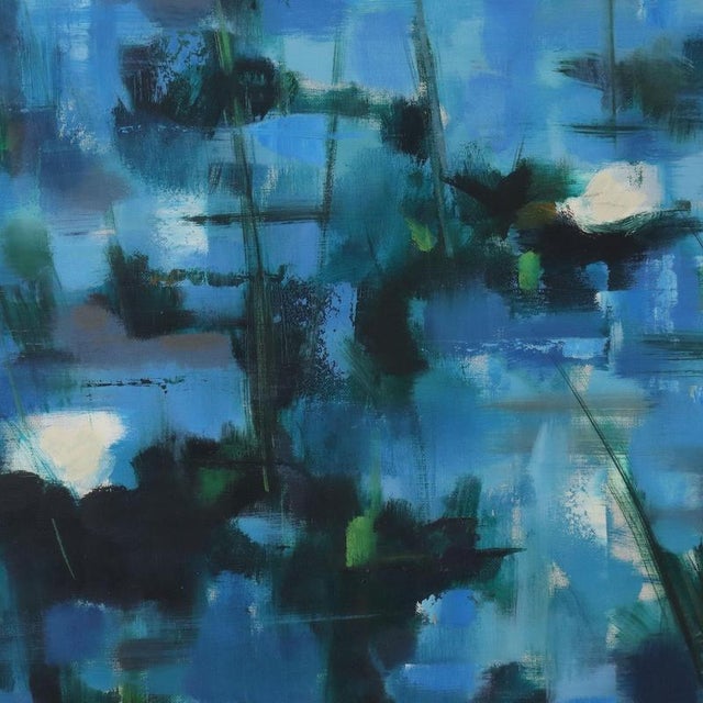 Renato Borsato, Modern Painting, 1957, Oil on Canvas For Sale - Image 4 of 12