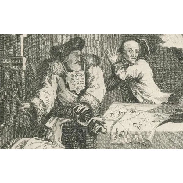 Cook, Hudibras Confronts Sidrophel and Whacum, 1802, Paper For Sale - Image 3 of 8