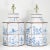 Vintage Hand-Painted Blue and White Imitation Dutch Tile Landscape Tea Can Table Lamps - a Pair For Sale - Image 14 of 14