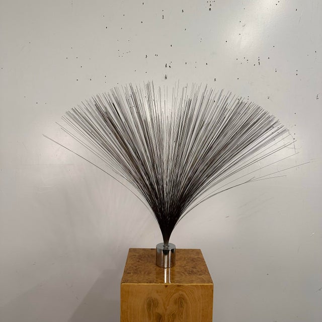 Mid Century Modern Harry Bertoia Style Spray Sculpture Chrome. This piece is inspired by a Harry Bertoia sculpture. This...
