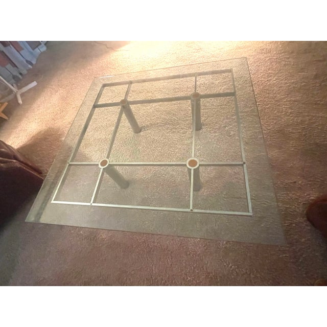 Chrome MCM Original MCM Andre Coffee Table Designed by Tobia Scarpa for Govina Knoll For Sale - Image 8 of 11