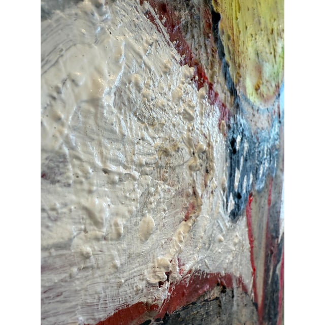 Early 21st Century Scott Harper Mixed Media Painting titled “Spaceman 2” 45 x 60 2025 For Sale - Image 5 of 9