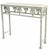Bring classic Palm Beach style to your home with this vintage console table featuring sculptural palm tree motifs on all...