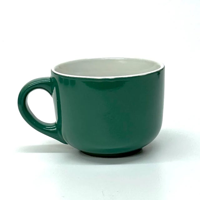 Vintage Assorted Multi-Colored Medium Ceramic Soup Mugs, Group of 8 For Sale - Image 9 of 11