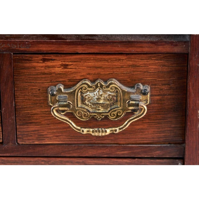 Antique Oak Smokers Cabinet, 1900 For Sale - Image 9 of 11