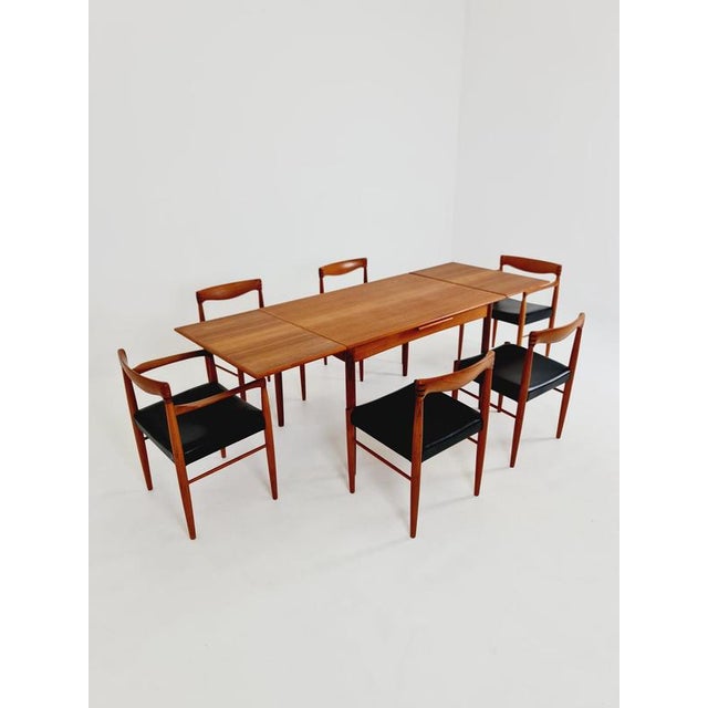 Danish Dining Table Rectangular Teak Table with Two Extension Leaves by N&R Möbler, Denmark, 1960s For Sale - Image 16 of 18