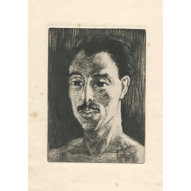 Raphaël Drouart, Self-Portrait, 1923, Etching For Sale - Image 9 of 9