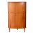 1950s Skovmand & Andersen Model #3 Corner Cabinet Designed by Arne Hovmand Olsen, Attributed For Sale